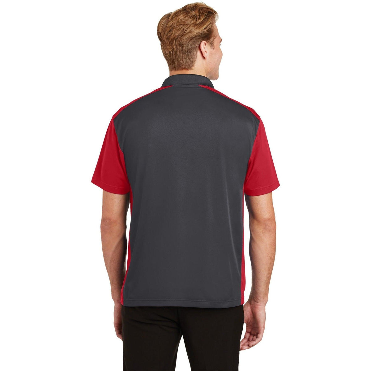 no-logo Sport-Tek Colorblock Micropique Sport-Wick Polo-Regular-Sport-Tek-Thread Logic
