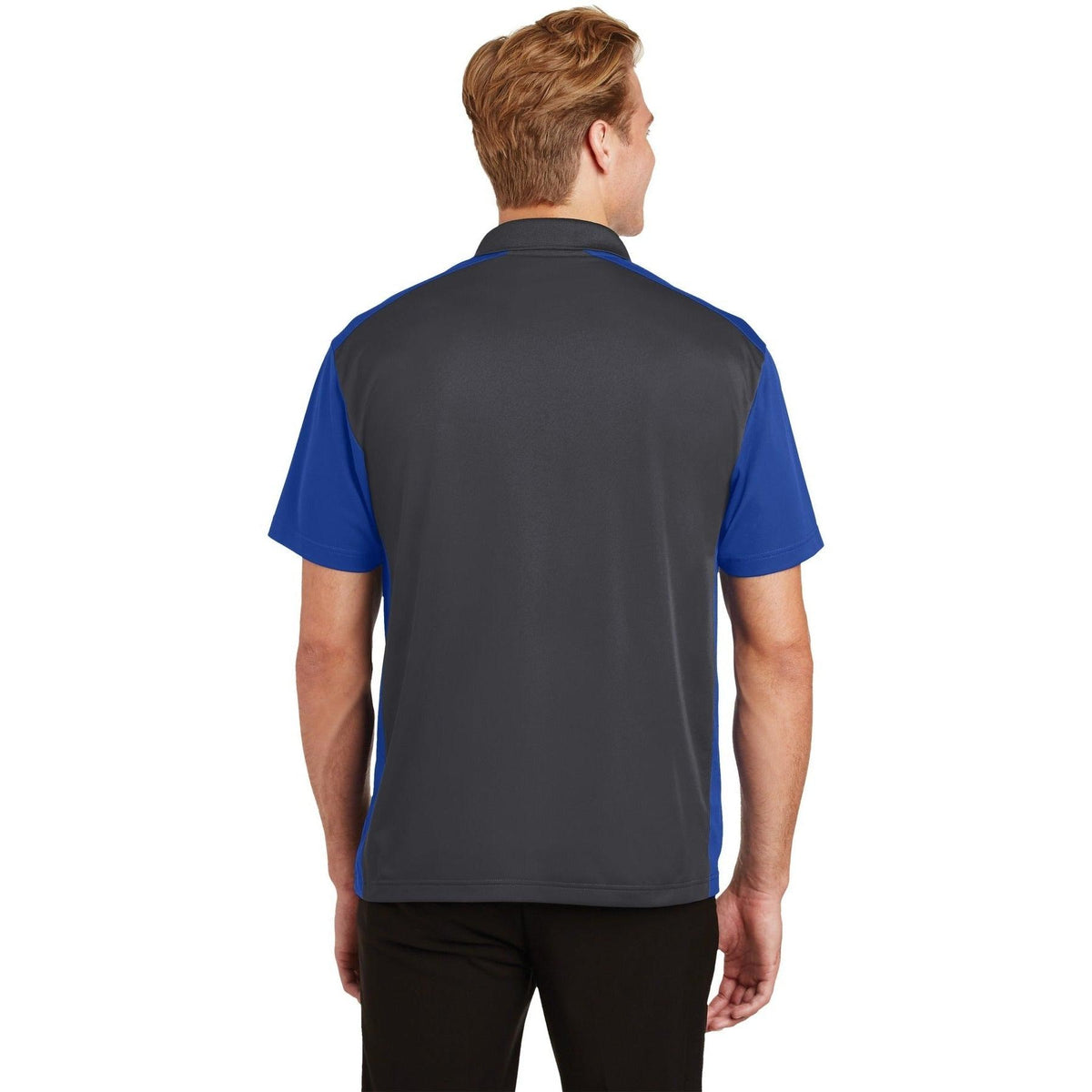 no-logo Sport-Tek Colorblock Micropique Sport-Wick Polo-Regular-Sport-Tek-Thread Logic
