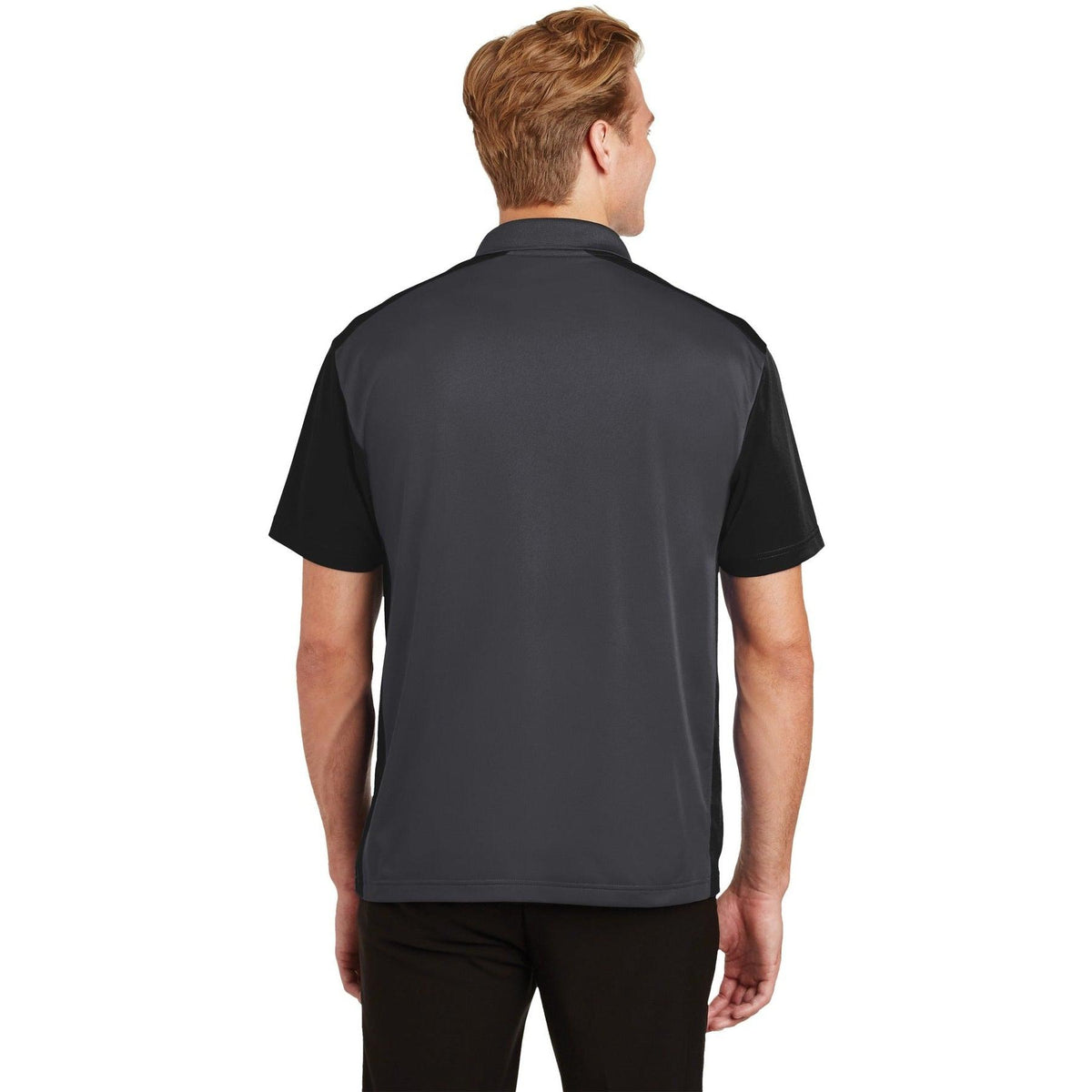 no-logo Sport-Tek Colorblock Micropique Sport-Wick Polo-Regular-Sport-Tek-Thread Logic