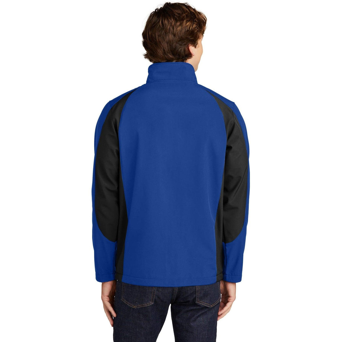 no-logo Sport-Tek Colorblock Soft Shell Jacket-Active-Sport-Tek-Thread Logic