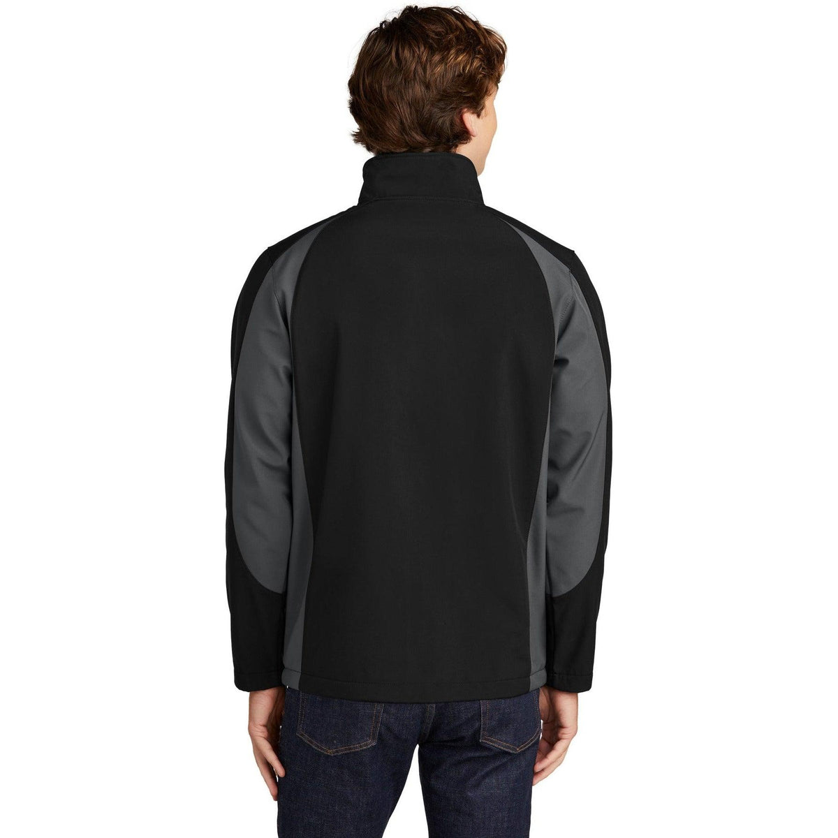 no-logo Sport-Tek Colorblock Soft Shell Jacket-Active-Sport-Tek-Thread Logic