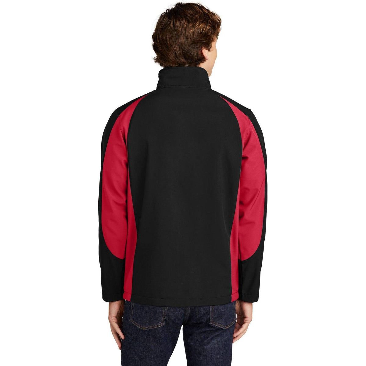 no-logo Sport-Tek Colorblock Soft Shell Jacket-Active-Sport-Tek-Thread Logic