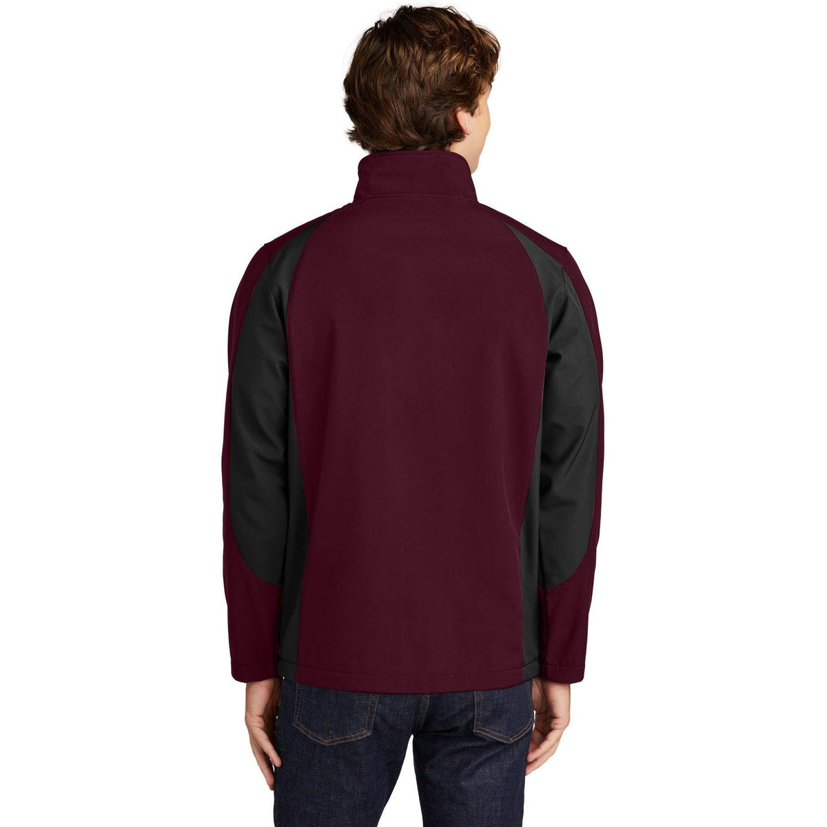 no-logo Sport-Tek Colorblock Soft Shell Jacket-Active-Sport-Tek-Thread Logic