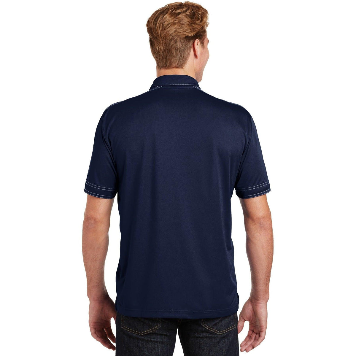 no-logo Sport-Tek Contrast Stitch Sport-Wick Polo-Active-Sport-Tek-Thread Logic