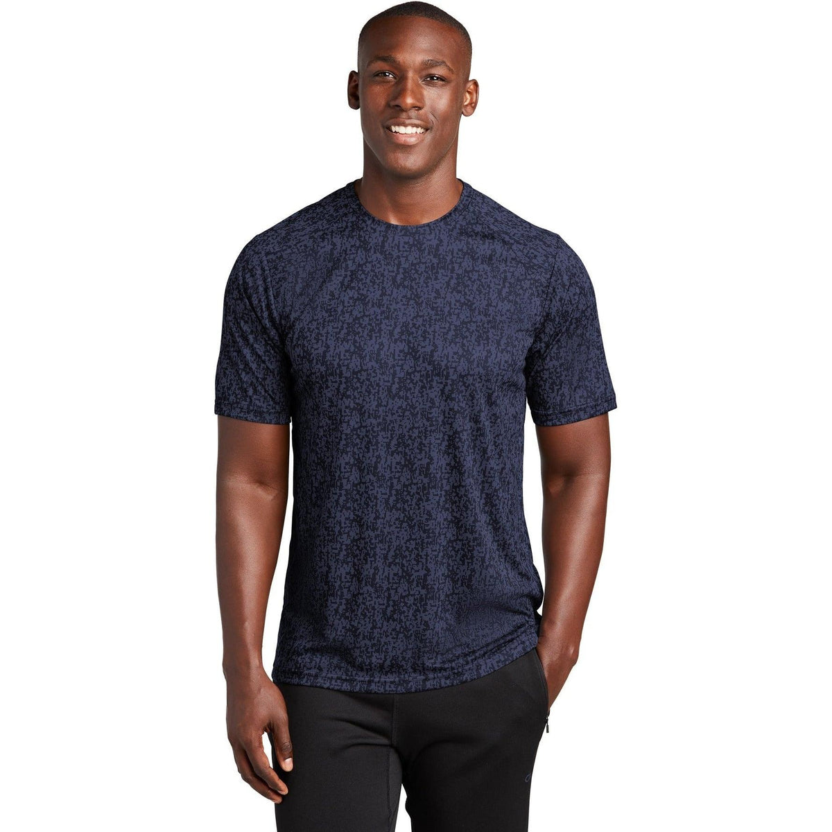 no-logo  Sport-Tek Digi Camo Tee-Regular-Sport-Tek-True Navy-S-Thread Logic
