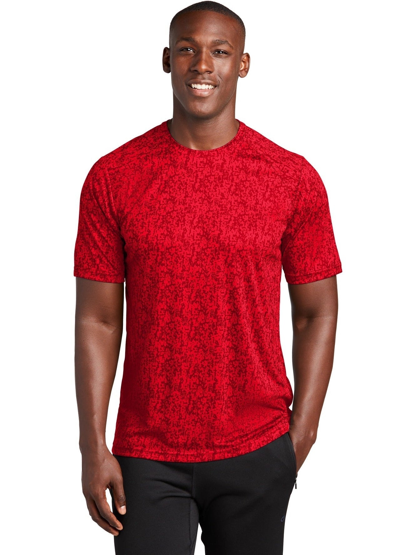  Sport-Tek Digi Camo Tee-Regular-Sport-Tek-True Red-S-Thread Logic