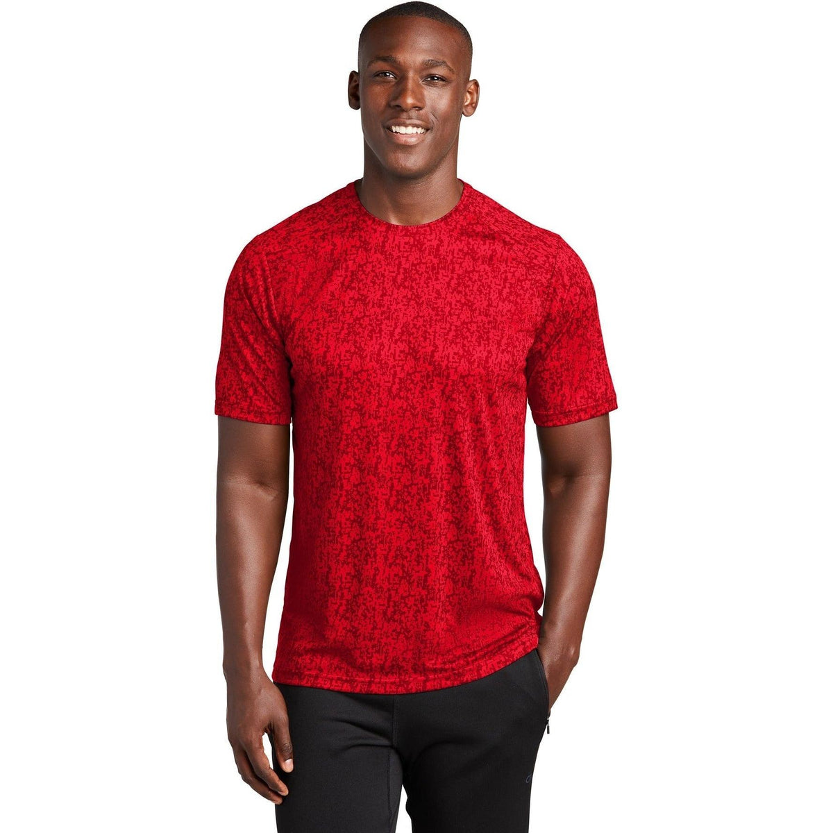 no-logo  Sport-Tek Digi Camo Tee-Regular-Sport-Tek-True Red-S-Thread Logic
