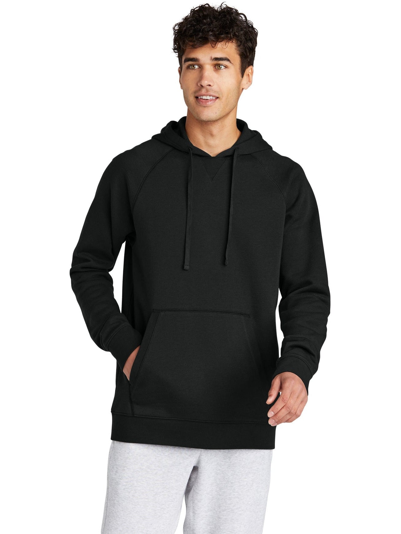  Sport-Tek Drive Fleece Pullover Hoodie-Regular-Sport-Tek-Black-2XL-Thread Logic