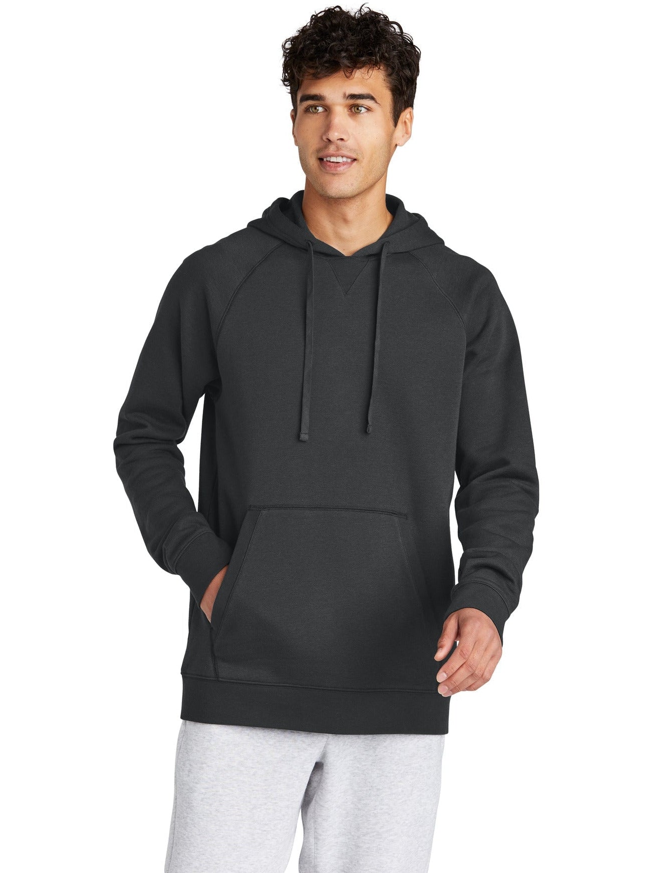  Sport-Tek Drive Fleece Pullover Hoodie-Regular-Sport-Tek-Charcoal Grey-2XL-Thread Logic