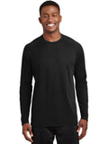  Sport-Tek Dry Zone Long Sleeve Raglan T-Shirt-Regular-Sport-Tek-Black-S-Thread Logic