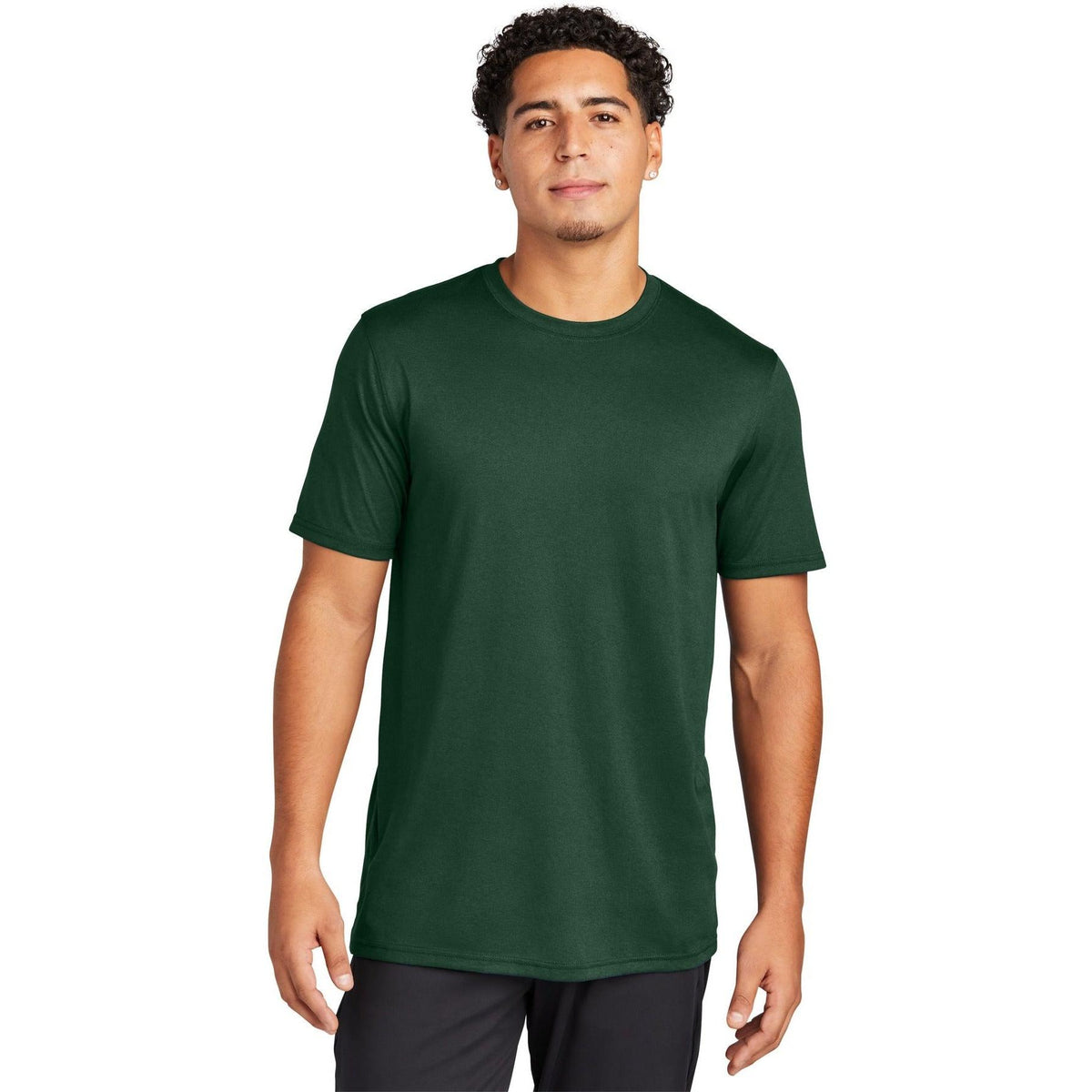 no-logo  Sport-Tek Echo Tee-Regular-Sport-Tek-Forest Green-S-Thread Logic