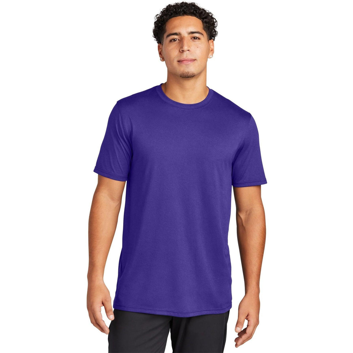 no-logo  Sport-Tek Echo Tee-Regular-Sport-Tek-Purple-S-Thread Logic