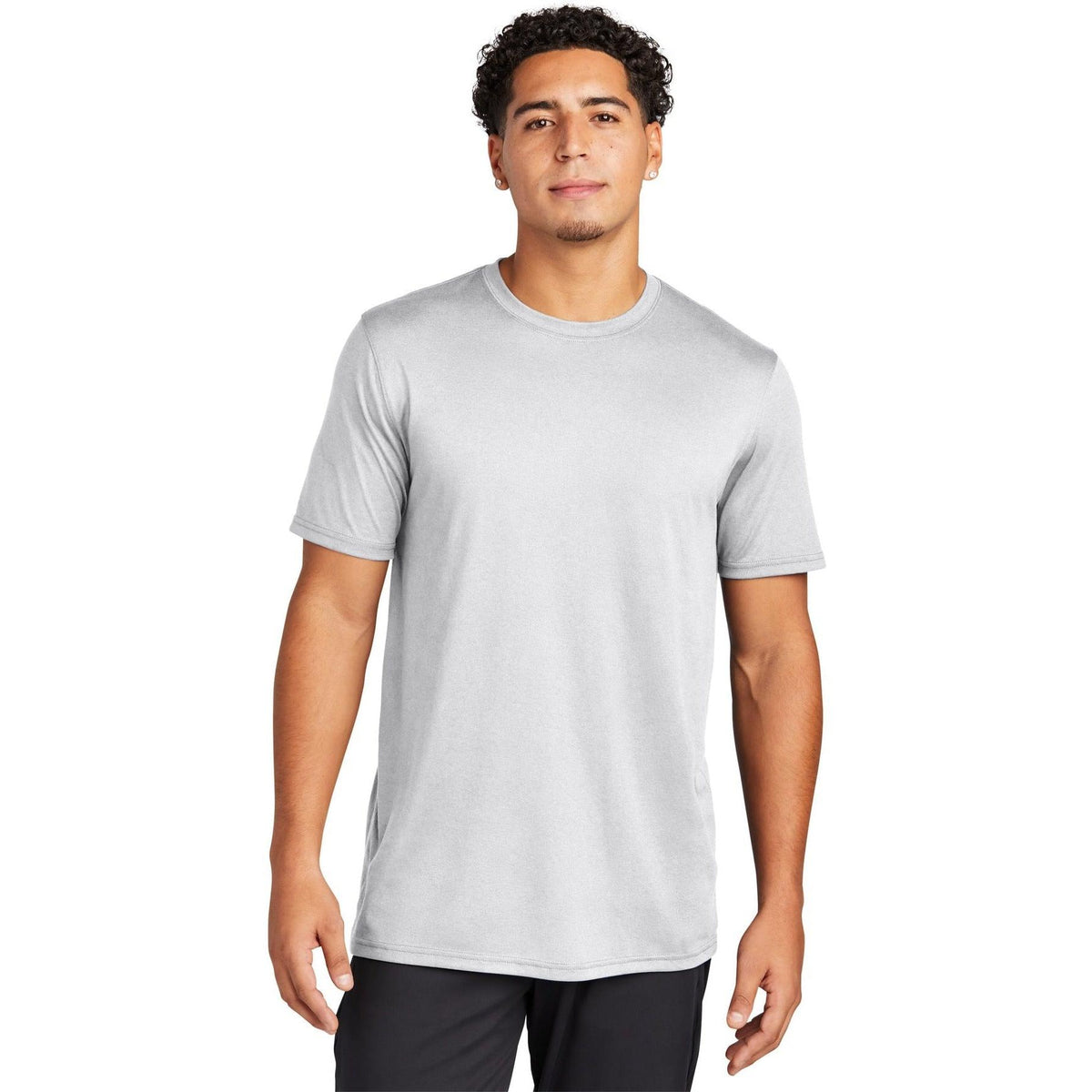 no-logo  Sport-Tek Echo Tee-Regular-Sport-Tek-White-S-Thread Logic