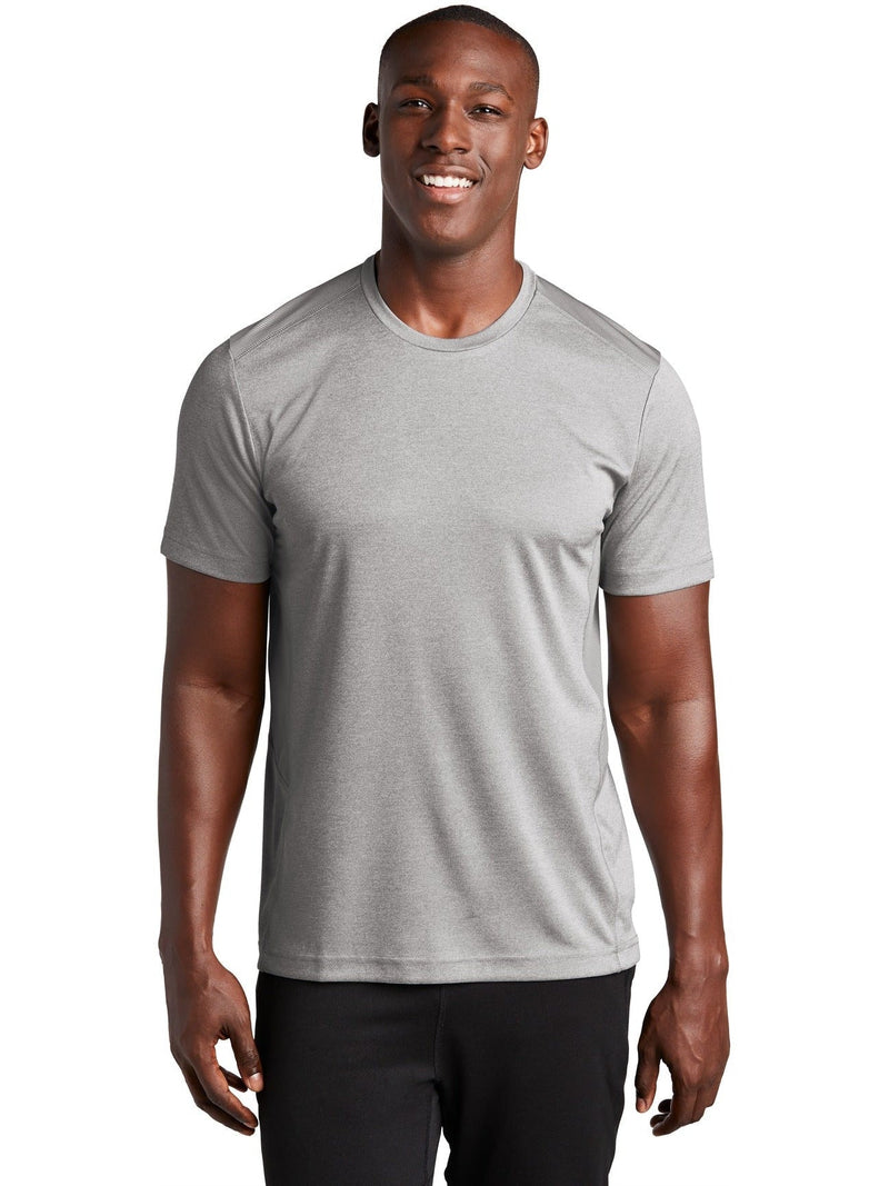  Sport-Tek Endeavor Tee-Regular-Sport-Tek-Light Grey Heather/Light Grey-S-Thread Logic