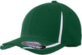  Sport-Tek Flexfit Performance Colorblock Cap-Active-Sport-Tek-Forest Green/White-S/M-Thread Logic no-logo