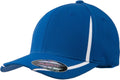  Sport-Tek Flexfit Performance Colorblock Cap-Active-Sport-Tek-True Royal/White-S/M-Thread Logic no-logo