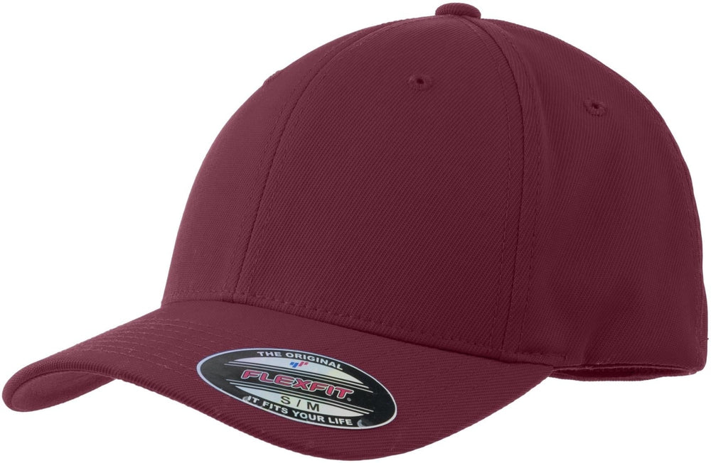  Sport-Tek Flexfit Performance Solid Cap-Regular-Sport-Tek-Maroon-L/XL-Thread Logic no-logo