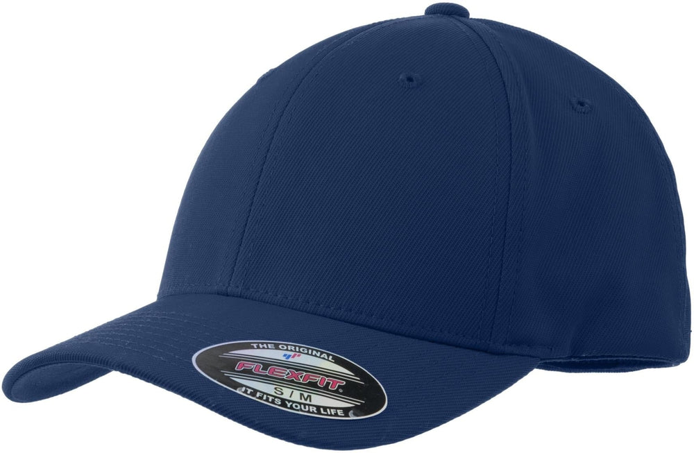  Sport-Tek Flexfit Performance Solid Cap-Regular-Sport-Tek-True Navy-L/XL-Thread Logic no-logo