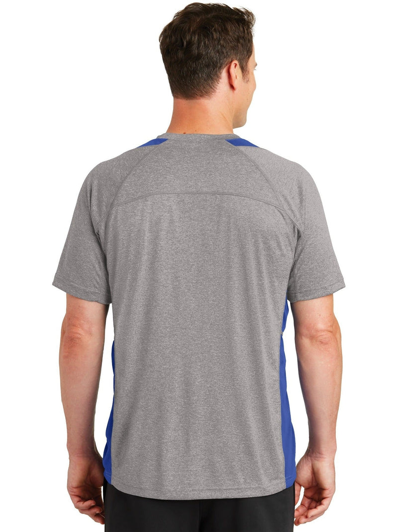 no-logo Sport-Tek Heather Colorblock Contender Tee-Regular-Sport-Tek-Thread Logic