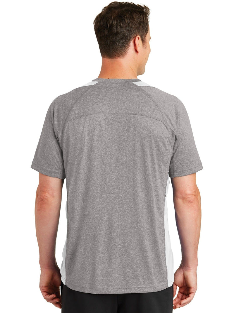 no-logo Sport-Tek Heather Colorblock Contender Tee-Regular-Sport-Tek-Thread Logic