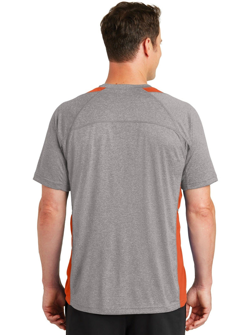 no-logo Sport-Tek Heather Colorblock Contender Tee-Regular-Sport-Tek-Thread Logic