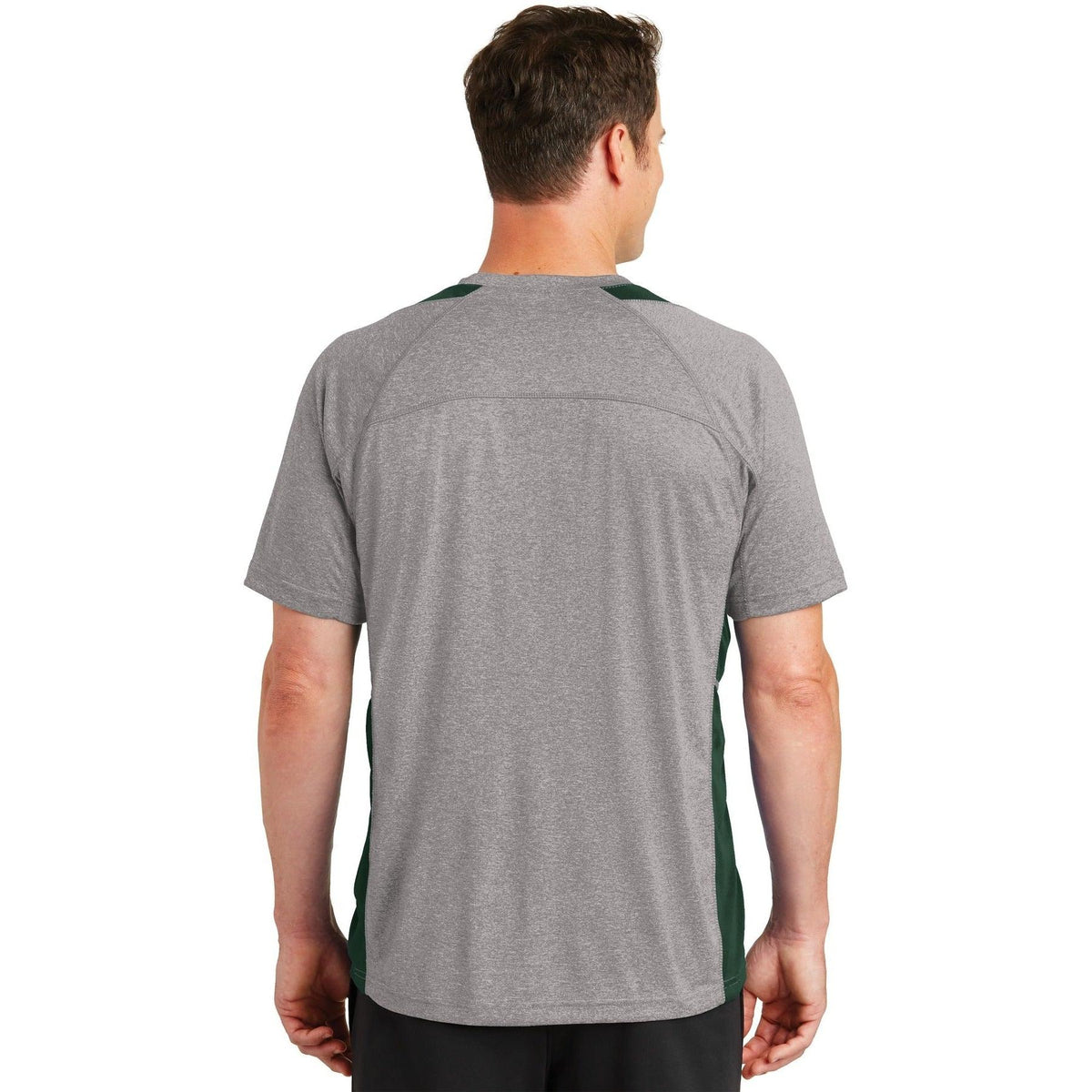 no-logo Sport-Tek Heather Colorblock Contender Tee-Regular-Sport-Tek-Thread Logic