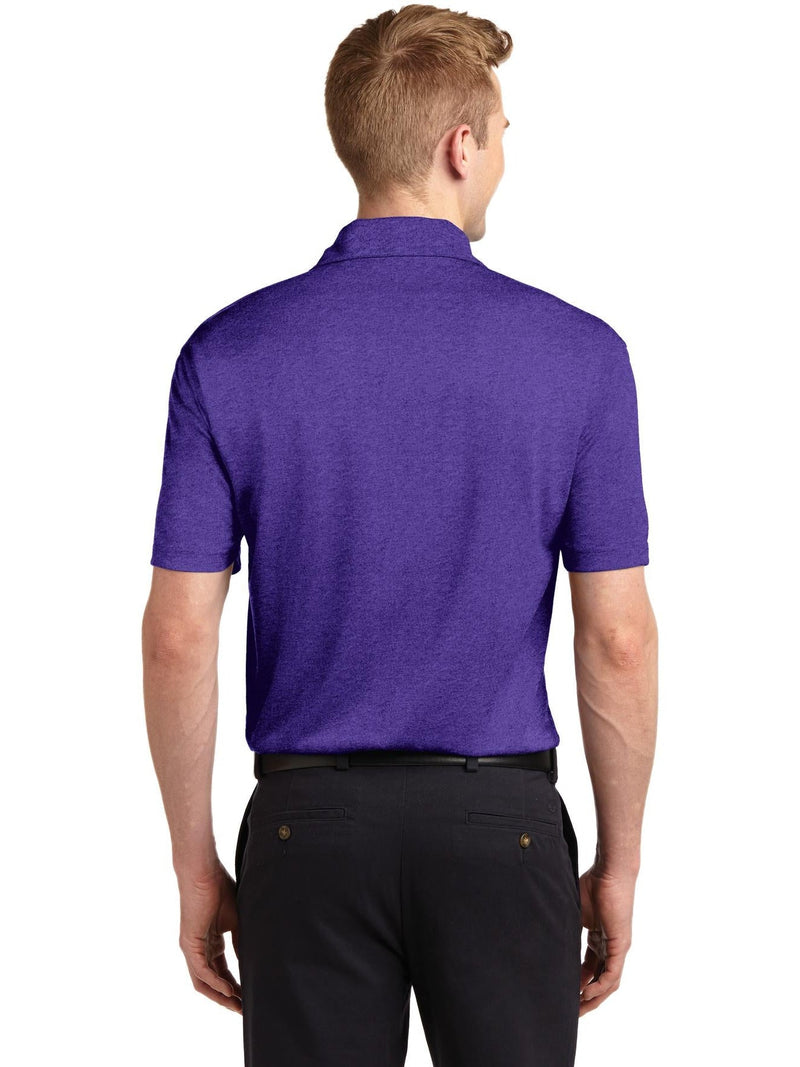 no-logo Sport-Tek Heather Contender Polo-Regular-Sport-Tek-Thread Logic