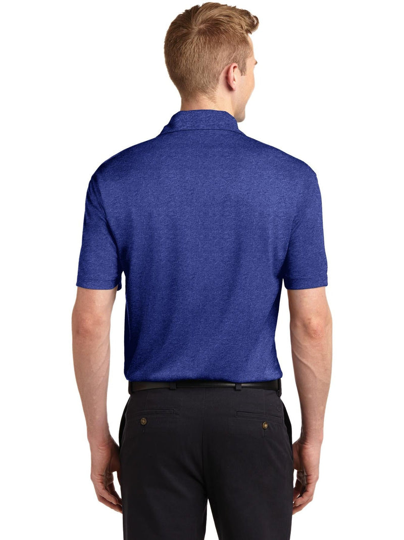 no-logo Sport-Tek Heather Contender Polo-Regular-Sport-Tek-Thread Logic