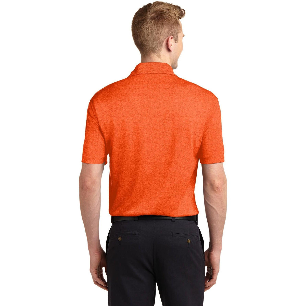 no-logo Sport-Tek Heather Contender Polo-Regular-Sport-Tek-Thread Logic
