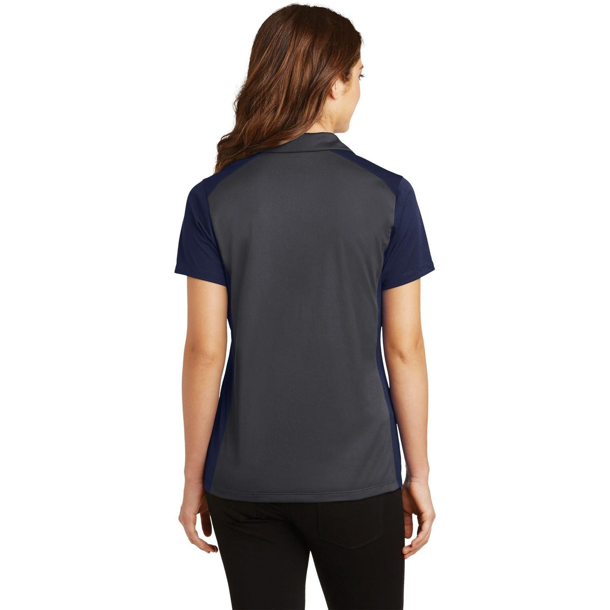 no-logo Sport-Tek Women's Colorblock Micropique Sport-Wick Polo-Regular-Sport-Tek-Thread Logic