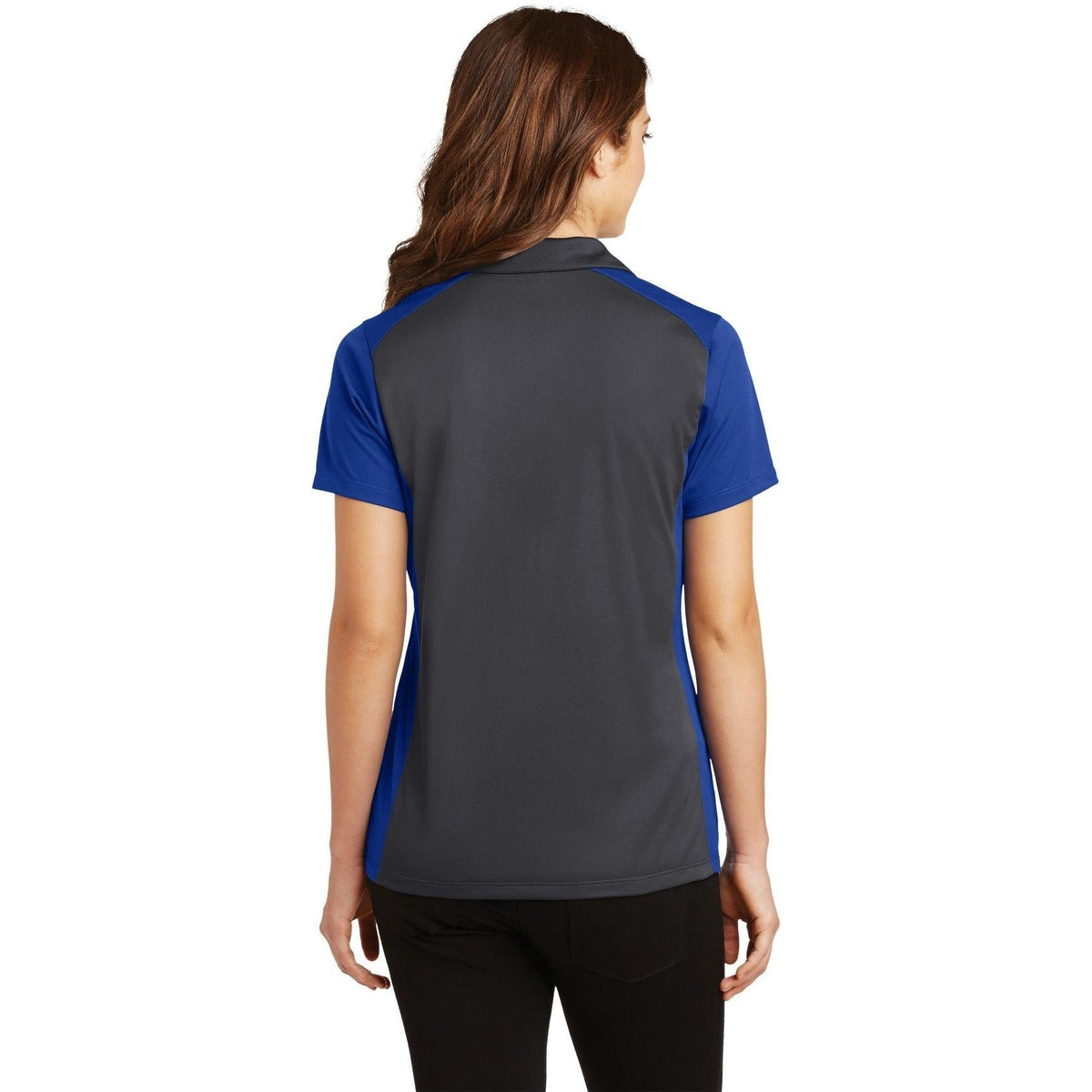 no-logo Sport-Tek Women's Colorblock Micropique Sport-Wick Polo-Regular-Sport-Tek-Thread Logic