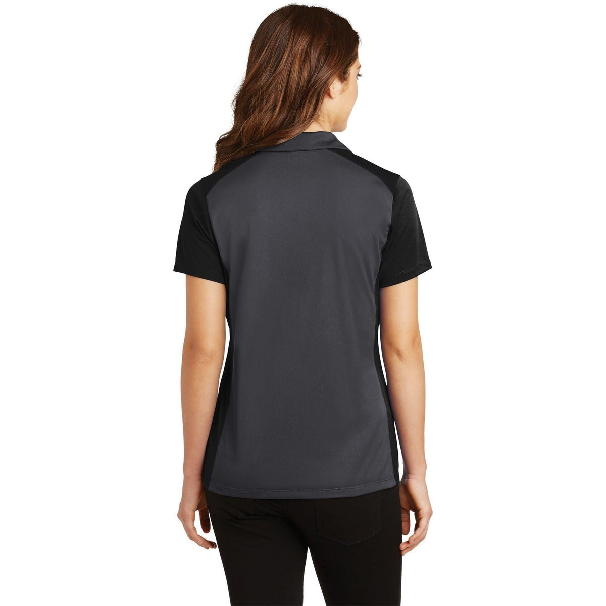 no-logo Sport-Tek Women's Colorblock Micropique Sport-Wick Polo-Regular-Sport-Tek-Thread Logic