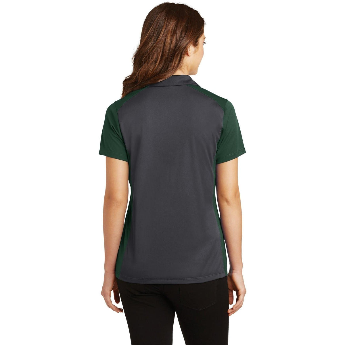 no-logo Sport-Tek Women's Colorblock Micropique Sport-Wick Polo-Regular-Sport-Tek-Thread Logic