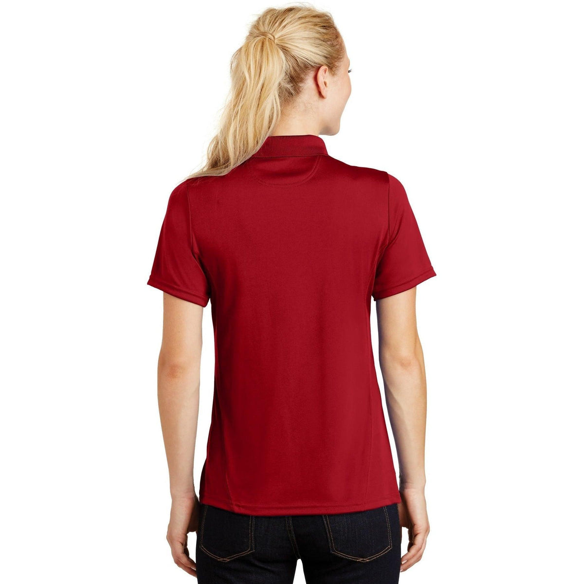 no-logo Sport-Tek Women's Dry Zone Raglan Accent Polo-Regular-Sport-Tek-Thread Logic