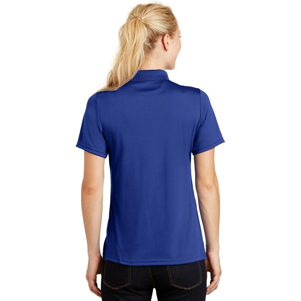 no-logo Sport-Tek Women's Dry Zone Raglan Accent Polo-Regular-Sport-Tek-Thread Logic