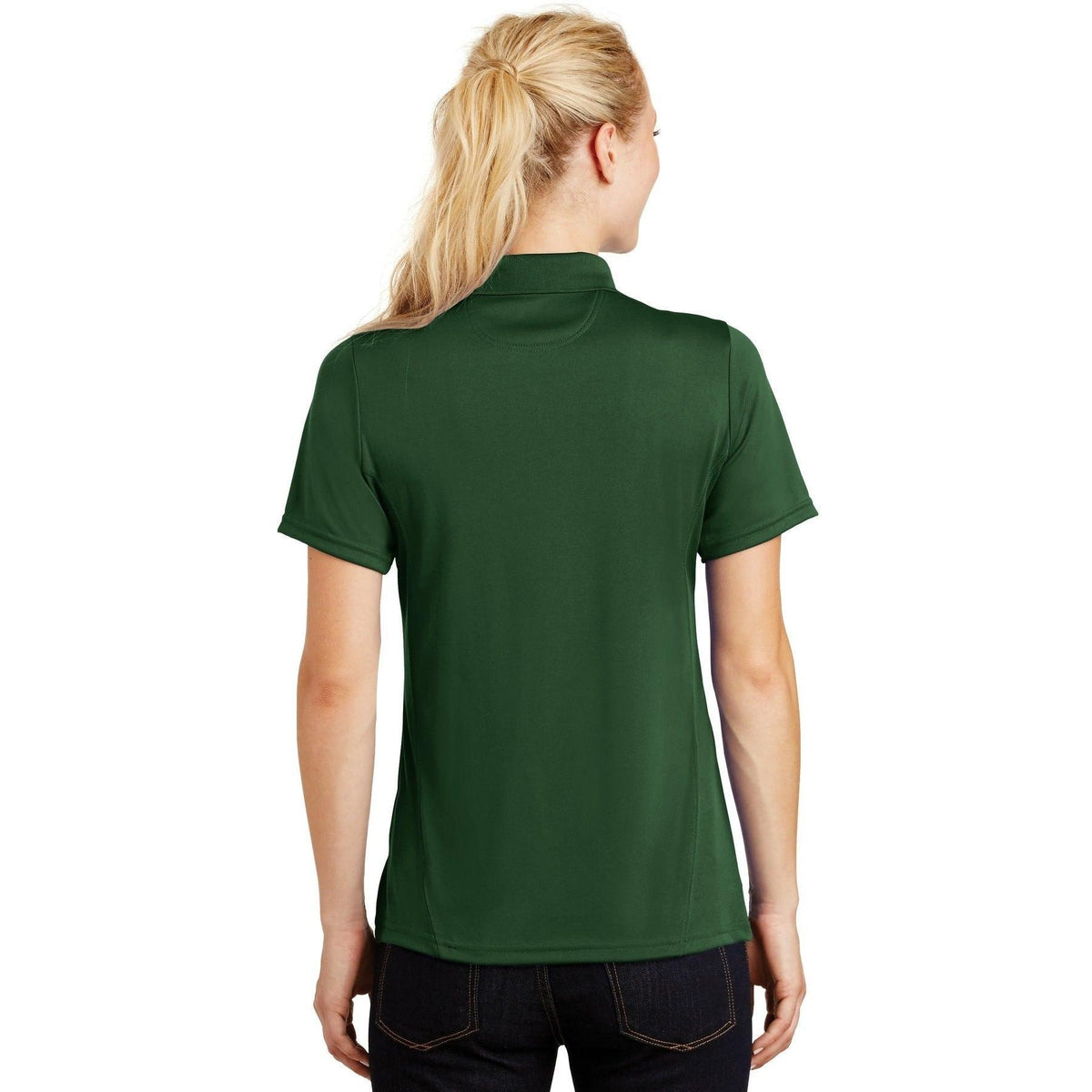 no-logo Sport-Tek Women's Dry Zone Raglan Accent Polo-Regular-Sport-Tek-Thread Logic
