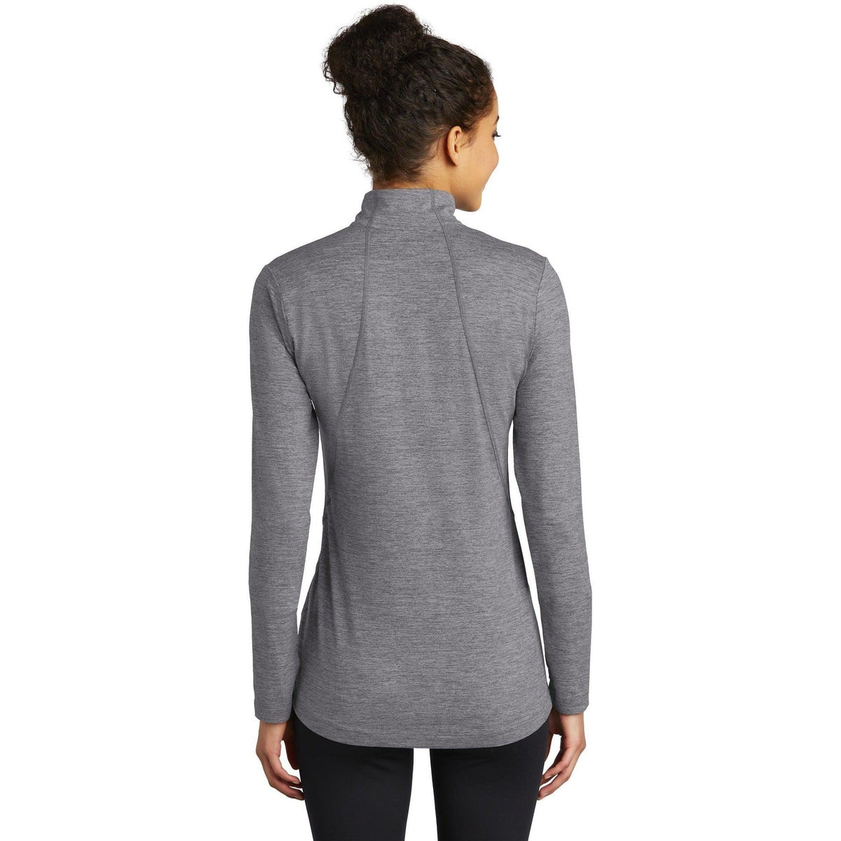 no-logo Sport-Tek Ladies Exchange 1.5 Long Sleeve 1/2-Zip-Regular-Sport-Tek-Thread Logic