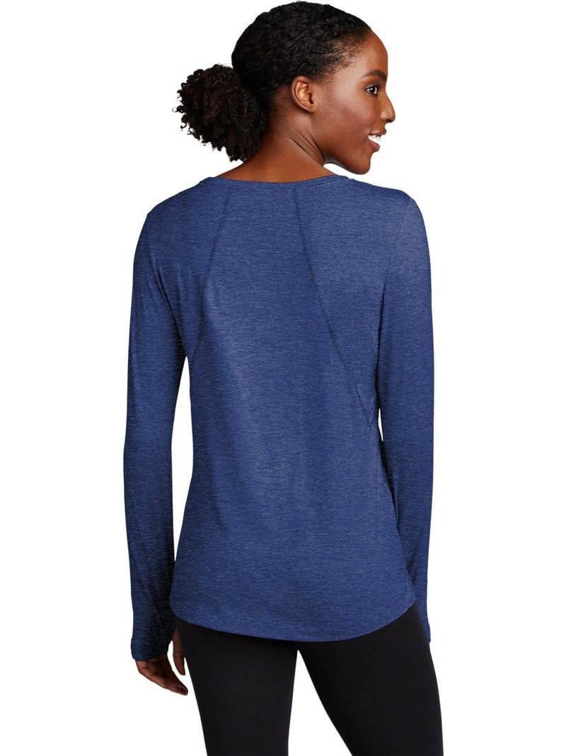 no-logo Sport-Tek Ladies Exchange 1.5 Long Sleeve Crew-Regular-Sport-Tek-Thread Logic