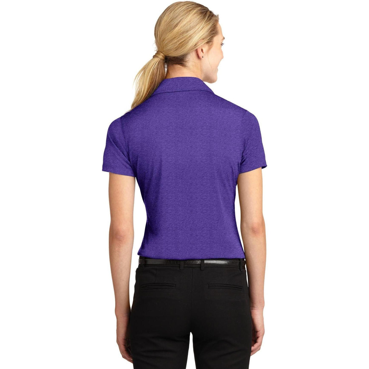 no-logo Sport-Tek Ladies Heather Contender Polo-Regular-Sport-Tek-Thread Logic