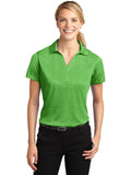  Sport-Tek Ladies Heather Contender Polo-Regular-Sport-Tek-Turf Green Heather-S-Thread Logic