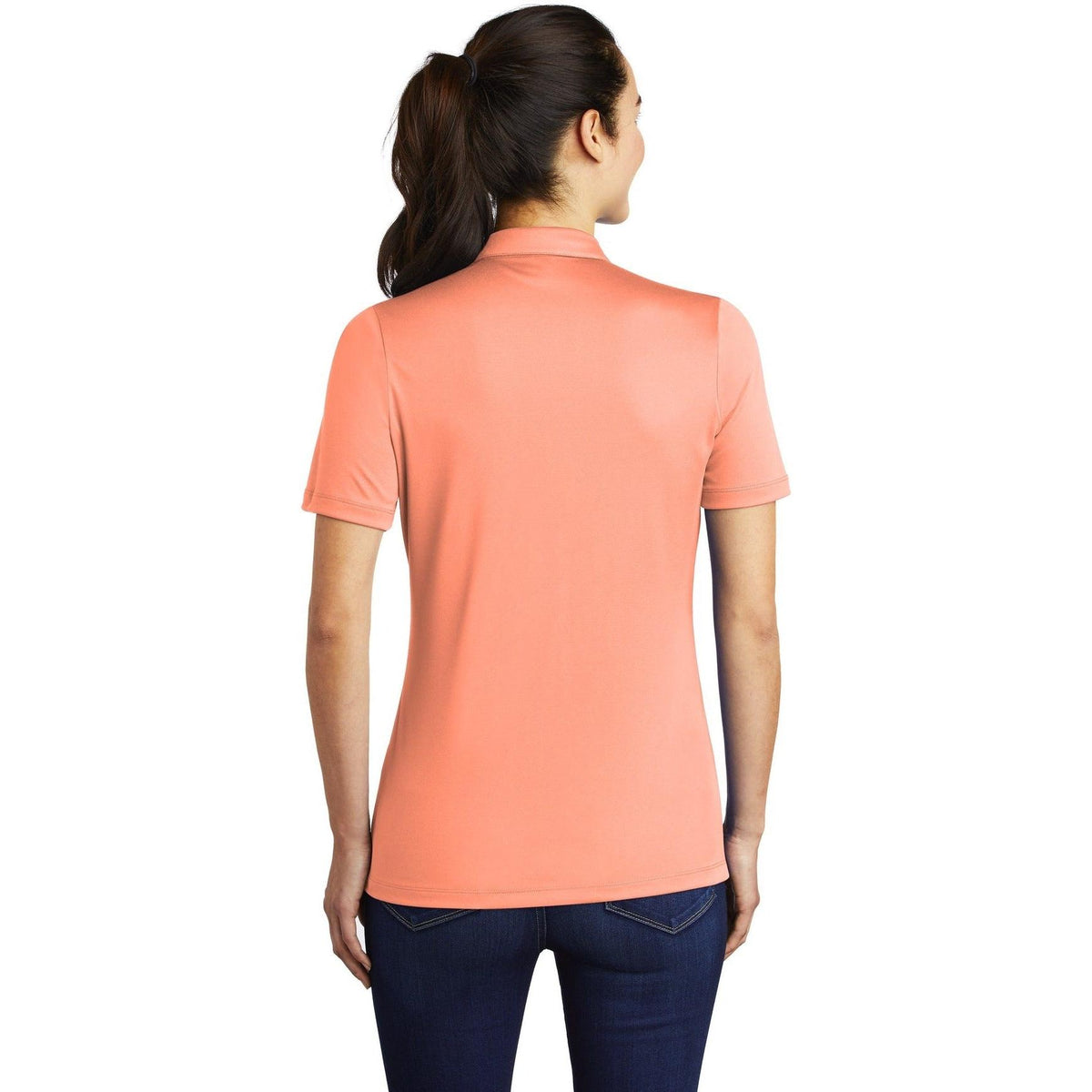 no-logo Sport-Tek Ladies Posi-UV Pro Polo-Regular-Sport-Tek-Thread Logic