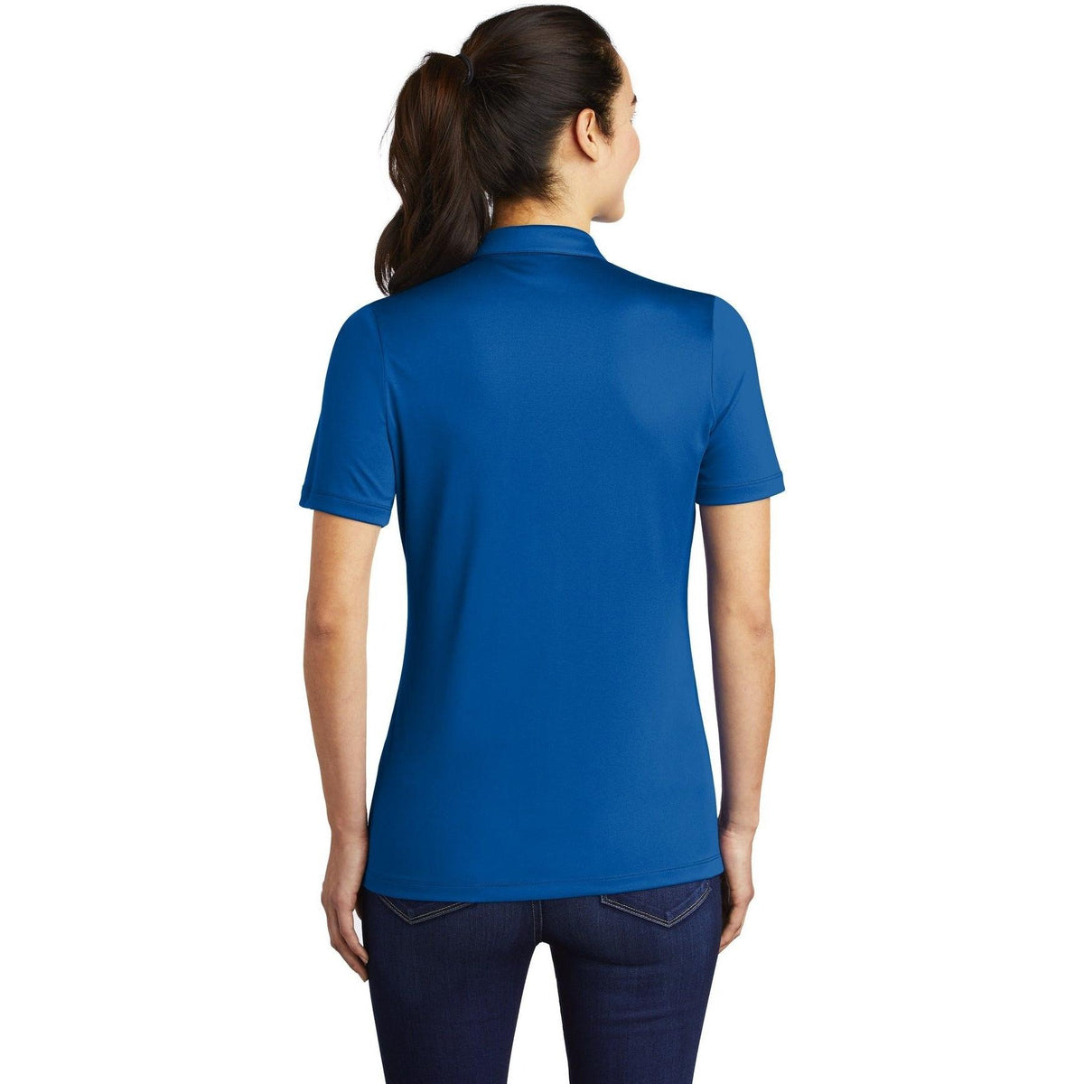 no-logo Sport-Tek Ladies Posi-UV Pro Polo-Regular-Sport-Tek-Thread Logic