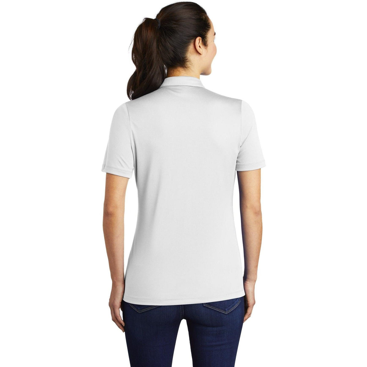 no-logo Sport-Tek Ladies Posi-UV Pro Polo-Regular-Sport-Tek-Thread Logic