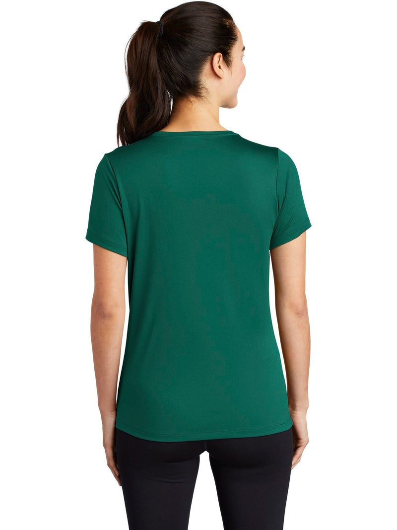 no-logo Sport-Tek Ladies Posi-Uv Pro Scoop Neck Tee-Active-Sport-Tek-Thread Logic