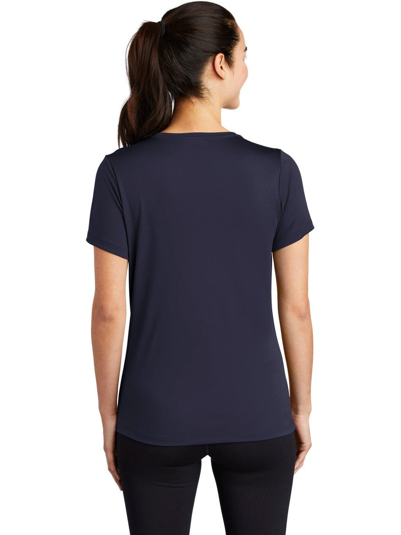 no-logo Sport-Tek Ladies Posi-Uv Pro Scoop Neck Tee-Active-Sport-Tek-Thread Logic