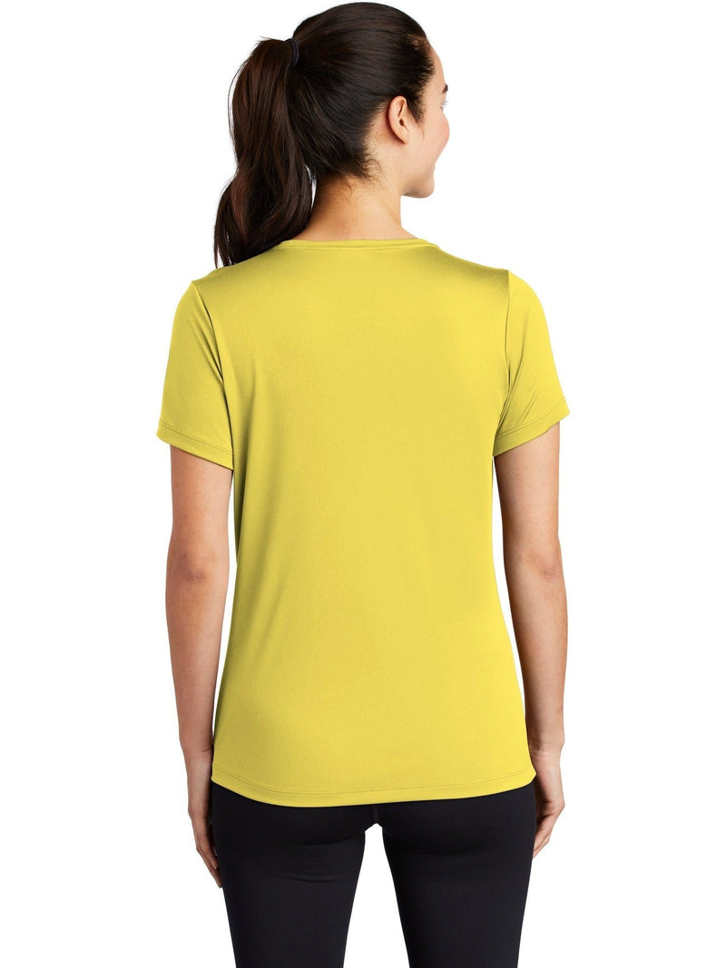 no-logo Sport-Tek Ladies Posi-Uv Pro Scoop Neck Tee-Active-Sport-Tek-Thread Logic