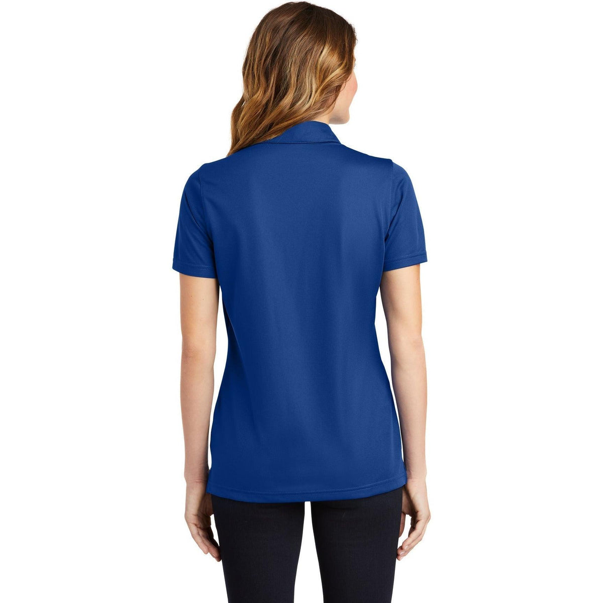 no-logo Sport-Tek Ladies PosiCharge Active Textured Polo-Regular-Sport-Tek-Thread Logic