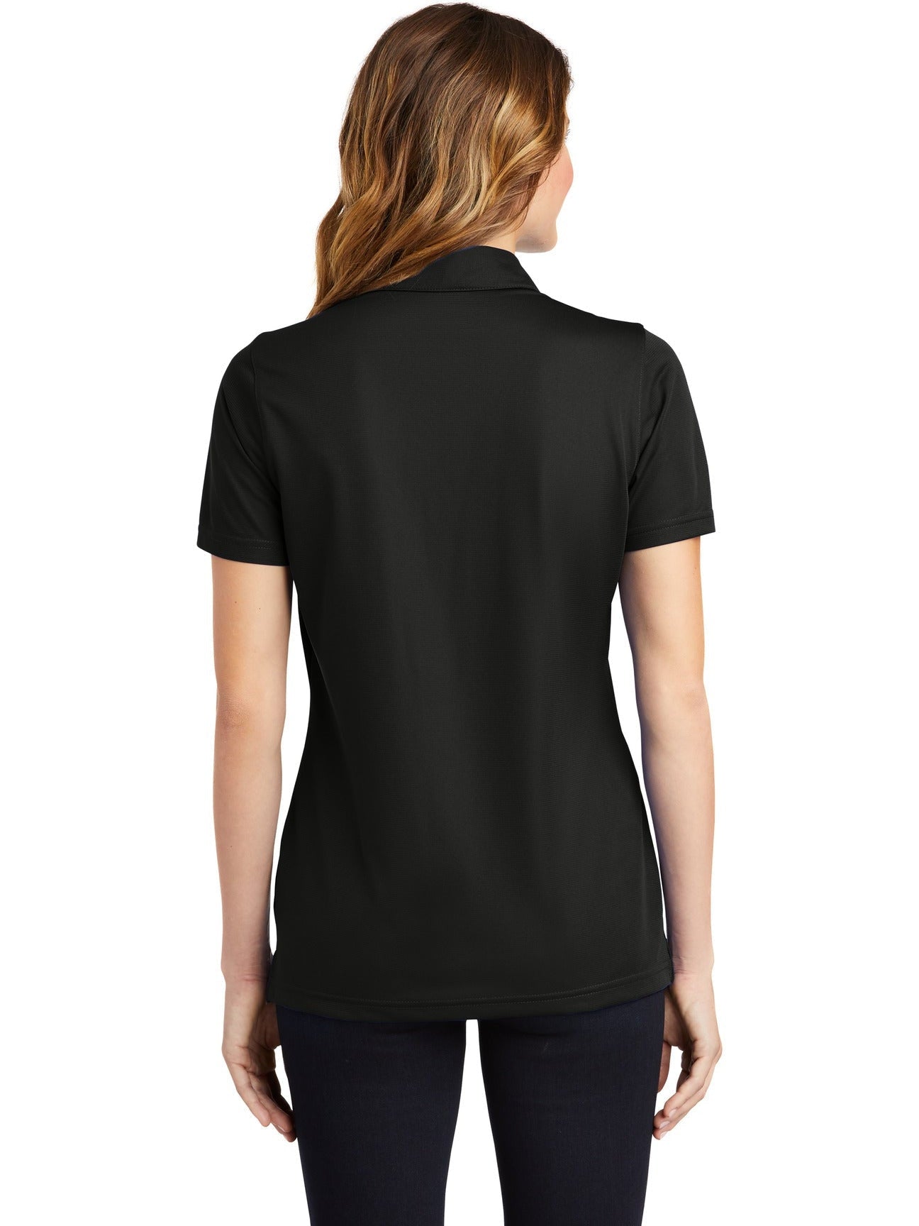 no-logo Sport-Tek Ladies PosiCharge Active Textured Polo-Regular-Sport-Tek-Thread Logic