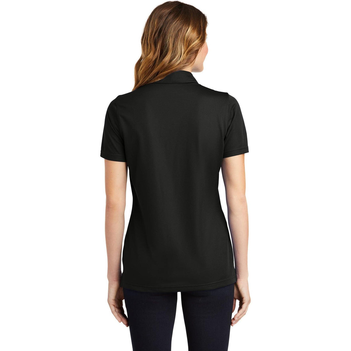 no-logo Sport-Tek Ladies PosiCharge Active Textured Polo-Regular-Sport-Tek-Thread Logic