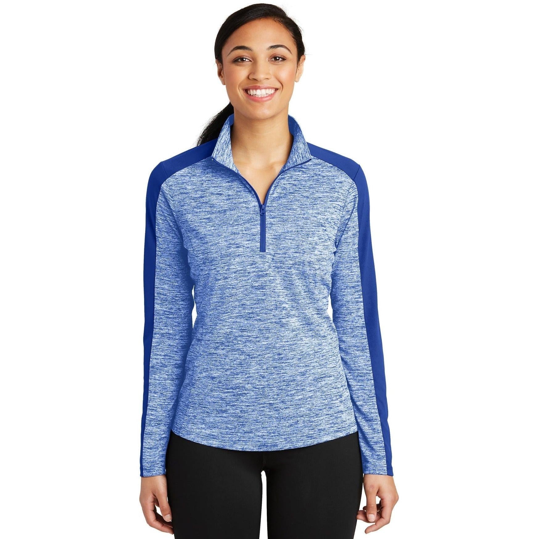 Sport Tek LST397 Quarter-Zip Pullover with Custom Embroidery